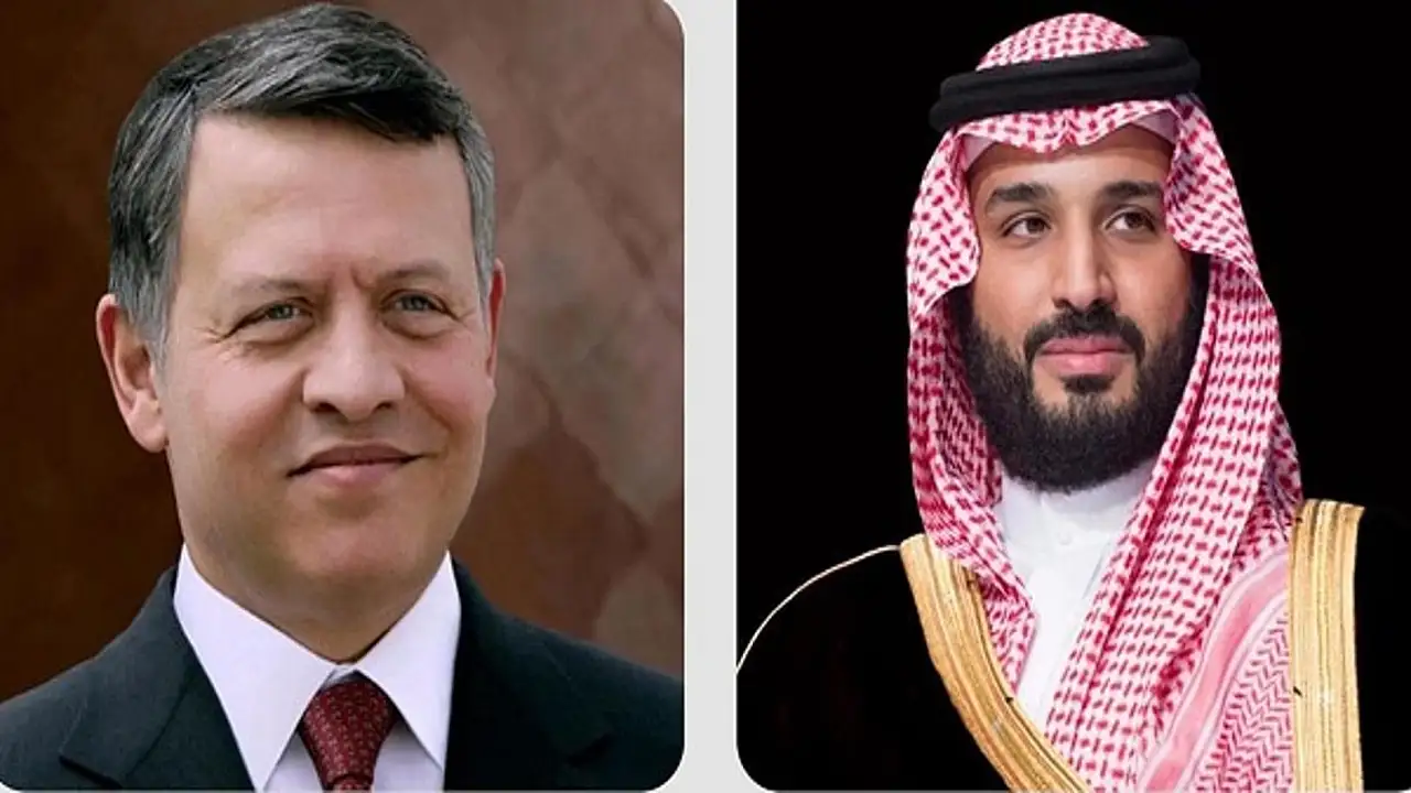 ولي العهد وملك الأردن يبحثان هاتفياً أبرز تطورات الأوضاع في المنطقة